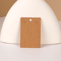 50Pcs 6x9cm Hangable Necklace Earrings Jewelry Display Paper Card With Or Without Bags Wholesale Packaging Personalized Service