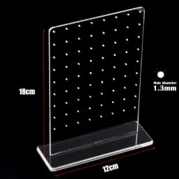 Multi-Function Holder Display Acrylic Stand Seller Piercing Jewelry Display Organizer Shelf Multi Earring Storage Rack