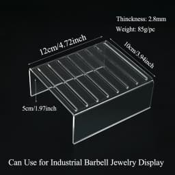 Multi-Function Holder Display Acrylic Stand Seller Piercing Jewelry Display Organizer Shelf Multi Earring Storage Rack