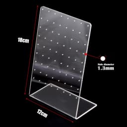 Multi-Function Holder Display Acrylic Stand Seller Piercing Jewelry Display Organizer Shelf Multi Earring Storage Rack