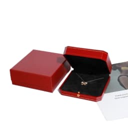 Free Custom Logo European Jewelry Box Proposal Ring/Necklace/Bracelet Organizer,Luxury Velvet-Lined Storage Case for Engagement