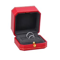 Free Custom Logo European Jewelry Box Proposal Ring/Necklace/Bracelet Organizer,Luxury Velvet-Lined Storage Case for Engagement