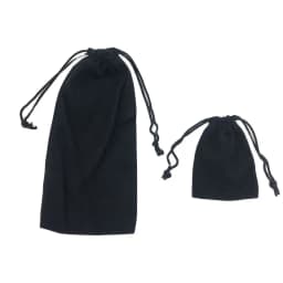 100PCS /Lot Black Velvet Jewellry Bag Christmas Gift Bags Various Sizes Packaging Display Wedding 9x12 10x15 10x20cm