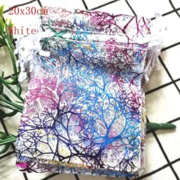 100pcs/Lot Coral Organza Drawstring Bags Jewelry Bags Gift Pouch Christmas Jewelry Display Packaging Bags 7x9 9x12 10x15 cm