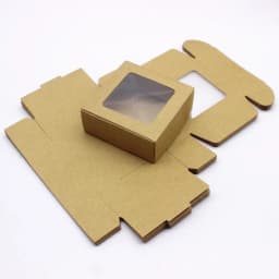 10Pcs Paper Gifts Package Box 7.5x7.5x3cm White DIY Christmas Window Candy Wedding Favors Jewelry Party Suppiles Wrapping Box