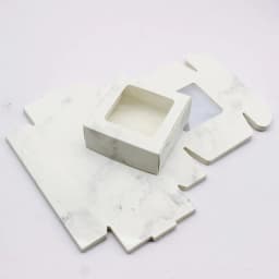 10Pcs Paper Gifts Package Box 7.5x7.5x3cm White DIY Christmas Window Candy Wedding Favors Jewelry Party Suppiles Wrapping Box