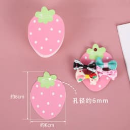 50pcs Cute Girls Hairclips Hairpin Display Cards Rabbit Pattern Tag for DIY Hair Jewelry Display Packaging Card Retail Tag