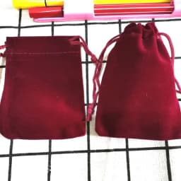 100 Pcs/Lot Velvet Drawstring Bags Jewelry Package Bags Velvet Gift Bags Christmas Wedding Packaging Gift Bags&small Pouches