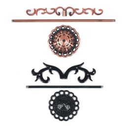 3Pcs/Lot Jewelry Display Metal Earring Holder Display White/Brown/Black/Silver Crystal Jewelry Earring Display Stand