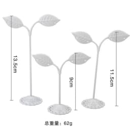 3Pcs/Lot Jewelry Display Metal Earring Holder Display White/Brown/Black/Silver Crystal Jewelry Earring Display Stand