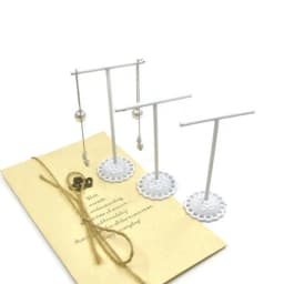 3Pcs/Lot Jewelry Display Metal Earring Holder Display White/Brown/Black/Silver Crystal Jewelry Earring Display Stand