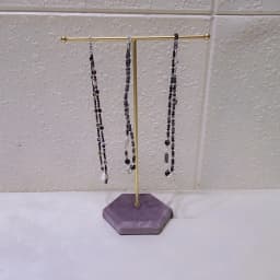 Fashion Purple Velvet Series Jewelry Display Props Window Ring Necklace Display Stand Earrings Bracelet Stand