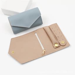 Portable Jewelry Organizer Bag for Women Travel Multi-functional Earrings Ring Necklace Storage Bag PU Creative Jewelry Roll