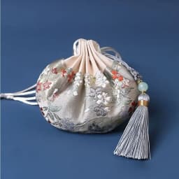 Exquisite Chinese Style Purse Pouch Drawstring Women Tassel Jewelry Storage Bag Multi-color Embroidery Cloth Jewelry Pouch