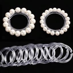 5mm 5Pcs Beaded Bracelet Display Stand Clear Acrylic Jewelry Holder Transparent Round Bangle Rack Organizer Display Shelves