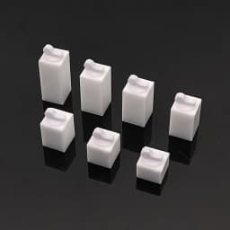 7Pcs Different Height Acrylic Round/Square Finger Ring Jewelry Display Stand Holder Photography Props Showcase Organizer Rack