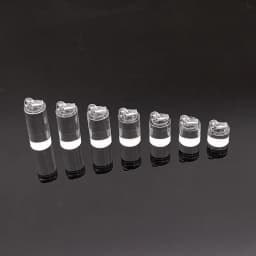 7Pcs Different Height Acrylic Round/Square Finger Ring Jewelry Display Stand Holder Photography Props Showcase Organizer Rack