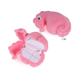 Velvet Jewelry Box Organizer Cute Animal Wedding Ring Box Fruit Storage Case Earring Necklace Display Packaging Gift Accessories