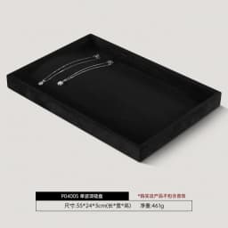 Luxury Custom Jewelry Display Tray Organizer Velvet Lined High-End Storage Showcase for Rings Necklaces Earrings