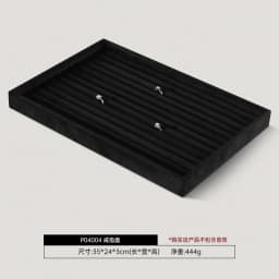Luxury Custom Jewelry Display Tray Organizer Velvet Lined High-End Storage Showcase for Rings Necklaces Earrings