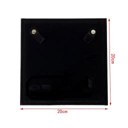 Exhibitor Set Jewelry Storage Bag Pearl Necklace Holder Black Velvet Pouch Square 5 Layers Fine Jewelry Travel Roll Bag for Ring
