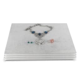 Black/Grey Velvet Jewelry Display Sponge Mat Tray DIY Insert Inner Ring Earrings Stud Storage Organizer Counter Jewelry Display