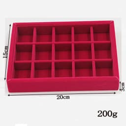 Organizer Soft RoseRed Velvet Handmade DIY Jewelry Box 9 Options Drawer Storage Jewellery Earring Necklace Pendant Bracelet Tray