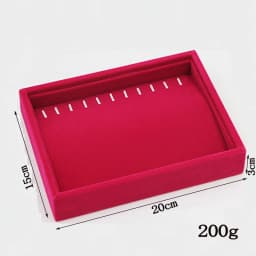 Organizer Soft RoseRed Velvet Handmade DIY Jewelry Box 9 Options Drawer Storage Jewellery Earring Necklace Pendant Bracelet Tray