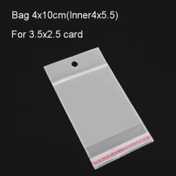 50pcs/lot Paper Display Cards Earrings Necklaces Storage Accessories Plastic jewelry bags Packaging for jewelry DIY Cardboard