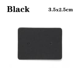 50pcs/lot Paper Display Cards Earrings Necklaces Storage Accessories Plastic jewelry bags Packaging for jewelry DIY Cardboard