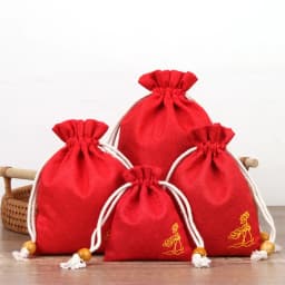 50Pcs/Lot 8x10 10x14 12x15cm Style Lotus Linen Jute Fabric Gift Bags Burlap Drawstring Storage Pouch Cotton Linen Packaging Bags