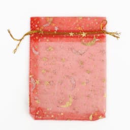 50pcs/lot Moon Star Organza Bags 7x9mm 9x12mm 11x16mm 13x18mm Small Christmas Drawstring Gift Bag Charm Jewelry Package Pouches