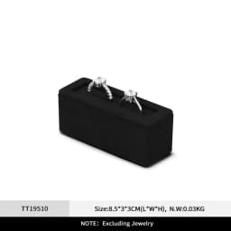 Oirlv Black Jewelry Display Set Shop Cabinet Display Props for Necklace Bust Watch Holder Ring Earrings Bangle Decoration Rack