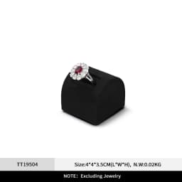 Oirlv Black Jewelry Display Set Shop Cabinet Display Props for Necklace Bust Watch Holder Ring Earrings Bangle Decoration Rack