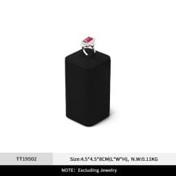 Oirlv Black Jewelry Display Set Shop Cabinet Display Props for Necklace Bust Watch Holder Ring Earrings Bangle Decoration Rack