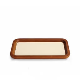 Oirlv Wooden Jewelry Tray SolidWood Ring Earring Necklace Bracelet Watch Jewelry Tray Organizer Stackable Jewelry Plate For Home