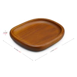 Oirlv Wooden Jewelry Tray SolidWood Ring Earring Necklace Bracelet Watch Jewelry Tray Organizer Stackable Jewelry Plate For Home