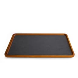 Oirlv Wooden Jewelry Tray SolidWood Ring Earring Necklace Bracelet Watch Jewelry Tray Organizer Stackable Jewelry Plate For Home