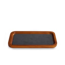 Oirlv Wooden Jewelry Tray SolidWood Ring Earring Necklace Bracelet Watch Jewelry Tray Organizer Stackable Jewelry Plate For Home