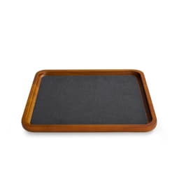 Oirlv Wooden Jewelry Tray SolidWood Ring Earring Necklace Bracelet Watch Jewelry Tray Organizer Stackable Jewelry Plate For Home