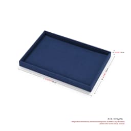 Oirlv Blue Velvet Jewelry Storage Display Set - Organize Necklaces, Earrings, Rings & Bracelets, Elegant & Practical for Jeweler
