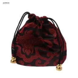 1pc High Quality Traditional Silk Travel Pouch Classic Chinese Embroidery Jewelry Packaging Bag Organizer Handbags Jewelry Tips