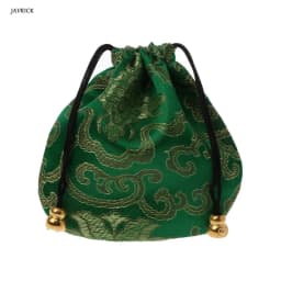 1pc High Quality Traditional Silk Travel Pouch Classic Chinese Embroidery Jewelry Packaging Bag Organizer Handbags Jewelry Tips