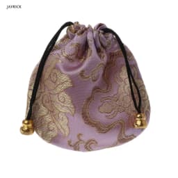 1pc High Quality Traditional Silk Travel Pouch Classic Chinese Embroidery Jewelry Packaging Bag Organizer Handbags Jewelry Tips