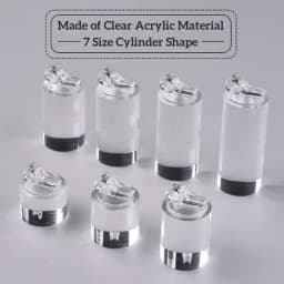 Clear Acrylic Crystal Ring Holder Jewelry Holder Display Finger Ring Stand Single Ring Display Support Holder Decorative