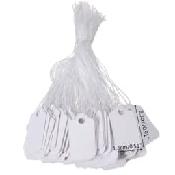 500 Pcs Price Label Tags String Jewelry Clothing Display Merchandise Price Tags