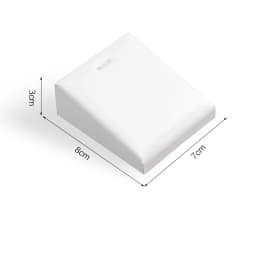 White Leather Ring Earrings Holder Jewelry Store Counter Display Showcase Pendant Necklace Chain Presenting Bust Stand Organizer