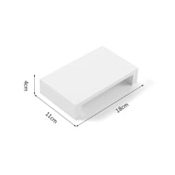 White Leather Ring Earrings Holder Jewelry Store Counter Display Showcase Pendant Necklace Chain Presenting Bust Stand Organizer