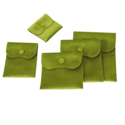 Microfiber Velvet Jewelry Bag  Pouch Earrings Necklace Bracelet Storage Bag Christmas Wedding Gift Packaging Bags for Women