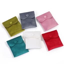 Microfiber Velvet Jewelry Bag  Pouch Earrings Necklace Bracelet Storage Bag Christmas Wedding Gift Packaging Bags for Women